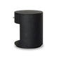 Amelia Oval One Drawer Nightstand - Black Linen