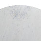 Oranda Round Dining Table - Polished White Marble & Sealant