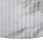 Oranda Round Dining Table - Polished White Marble & Sealant