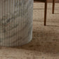 Oranda Round Dining Table - Polished White Marble & Sealant