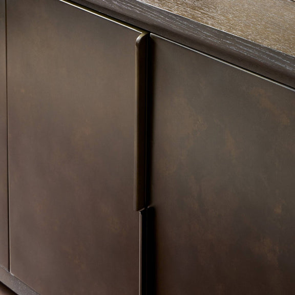 Arlington 4 Door Sideboard - Espresso Oak Veneer