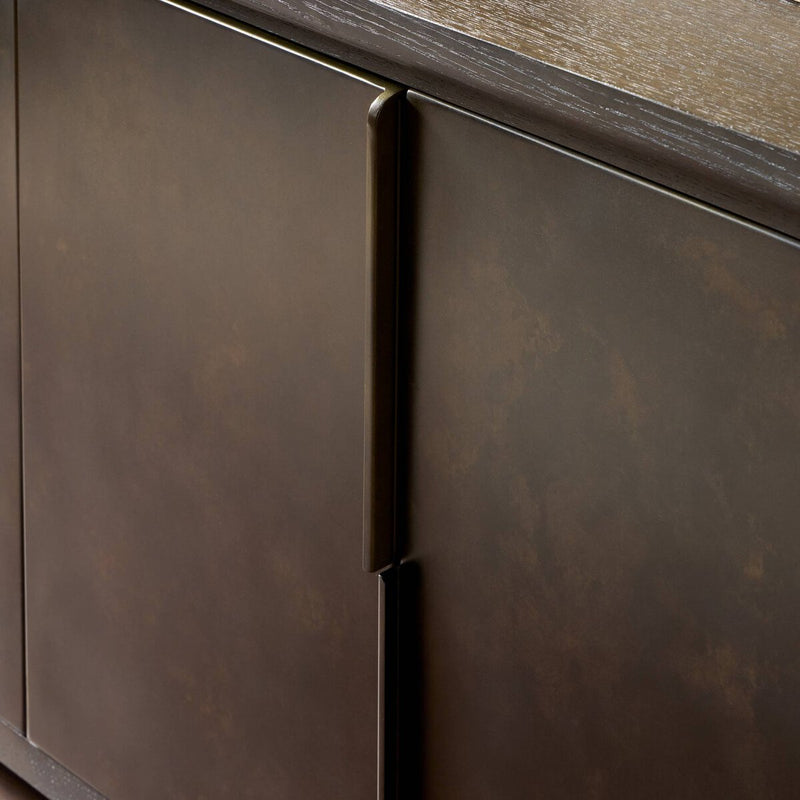 Arlington 4 Door Sideboard - Espresso Oak Veneer