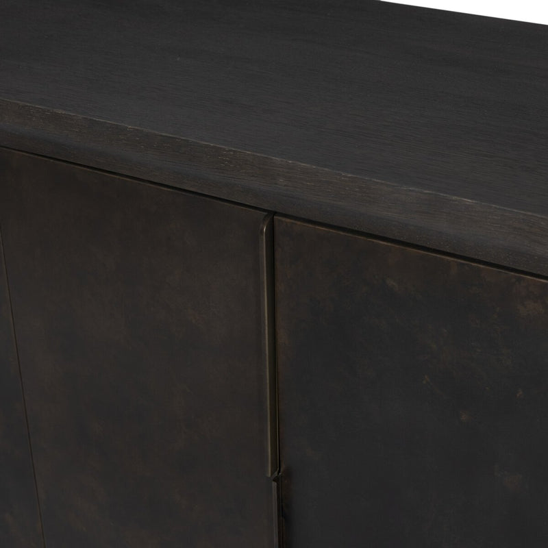 Arlington 4 Door Sideboard - Espresso Oak Veneer