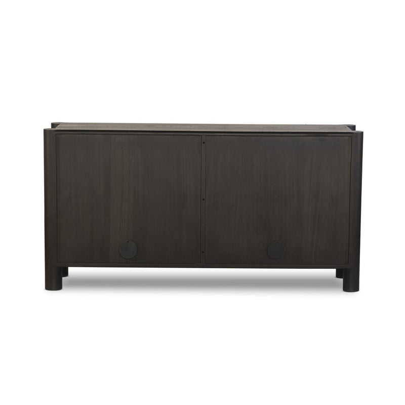 Ezri 4 Door Sideboard - Black Oak