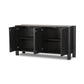 Ezri 4 Door Sideboard - Black Oak