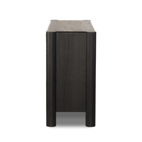 Ezri 4 Door Sideboard - Black Oak