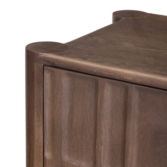 Ezri 4 Door Sideboard - Cocoa Oak