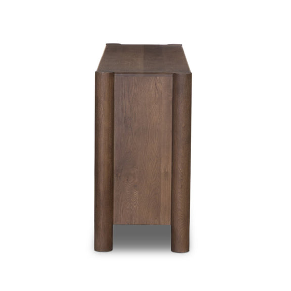 Ezri 4 Door Sideboard - Cocoa Oak