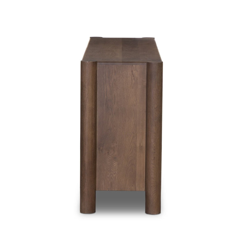 Ezri 4 Door Sideboard - Cocoa Oak