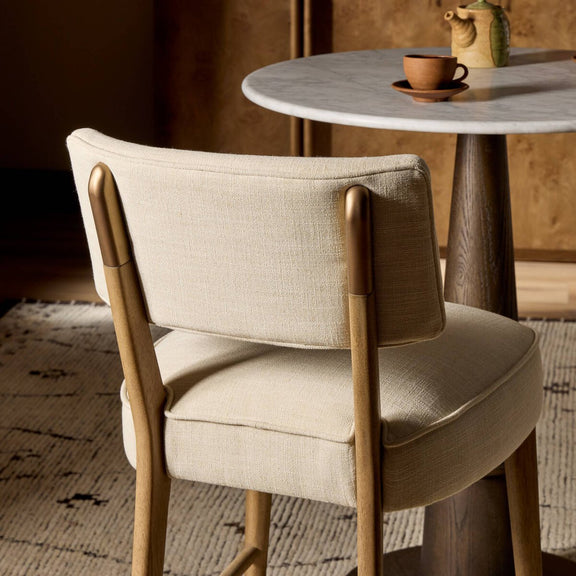 Orville Stool - Cambric Ivory