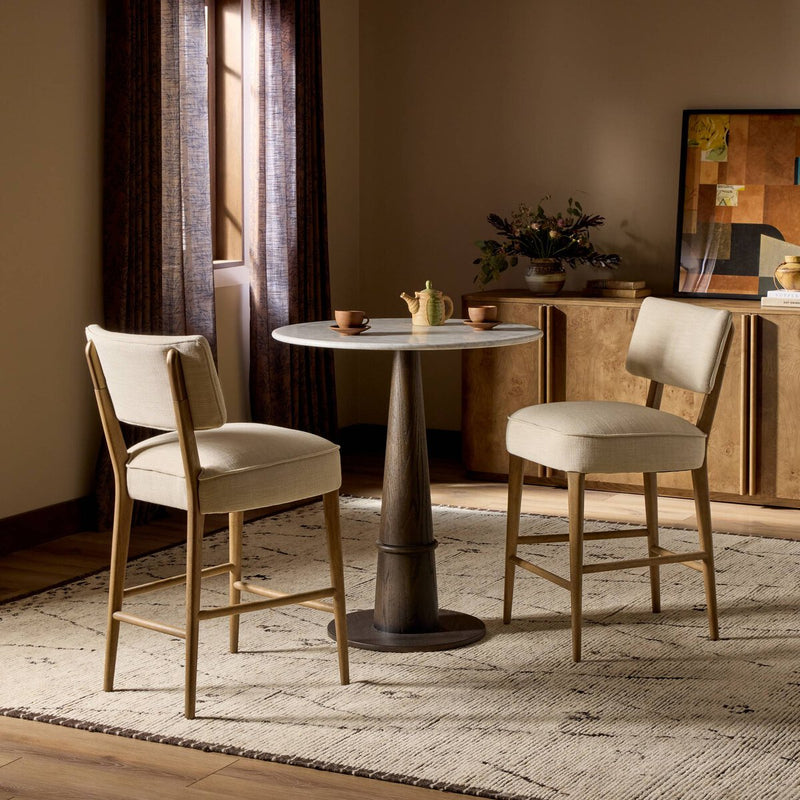 Orville Stool - Cambric Ivory