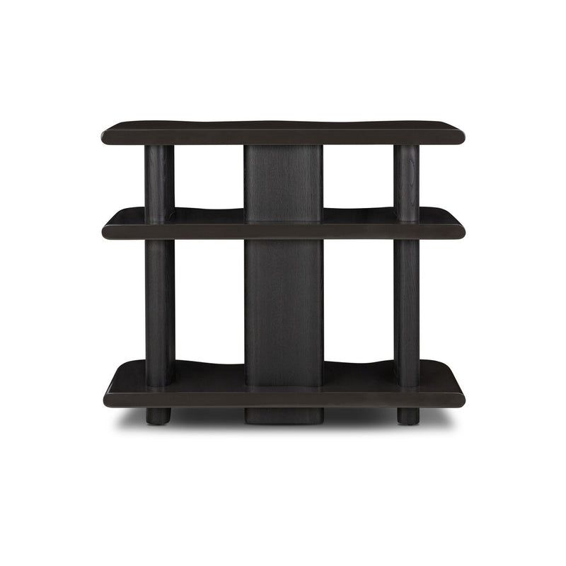 Salton Bookshelf - Worn Black Oak