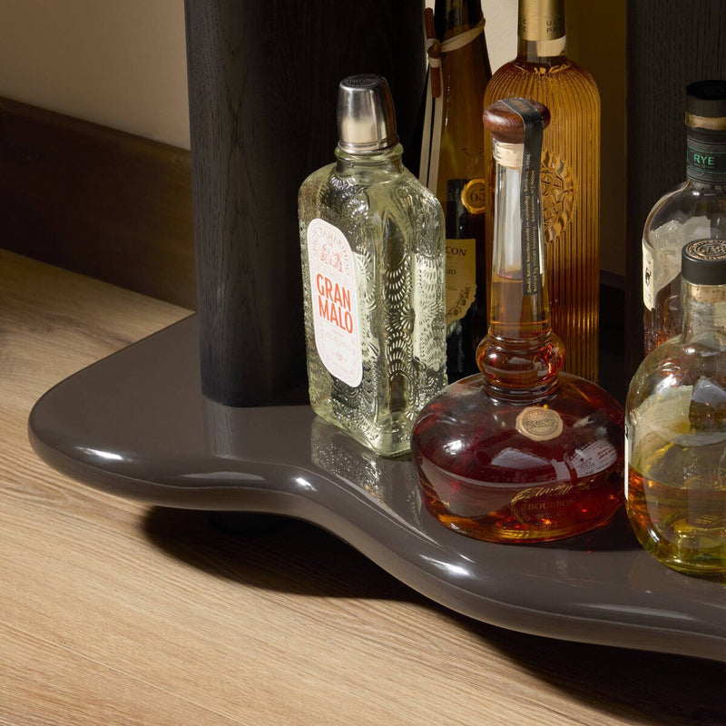 Salton Bookshelf - Worn Black Oak