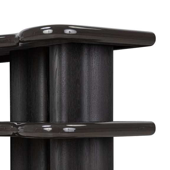 Salton Bookshelf - Worn Black Oak