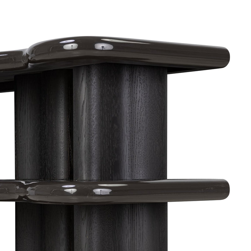 Salton Bookshelf - Worn Black Oak