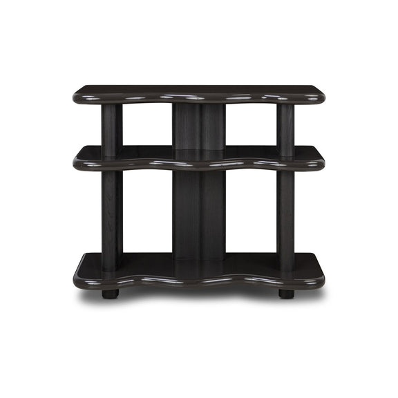 Salton Bookshelf - Worn Black Oak