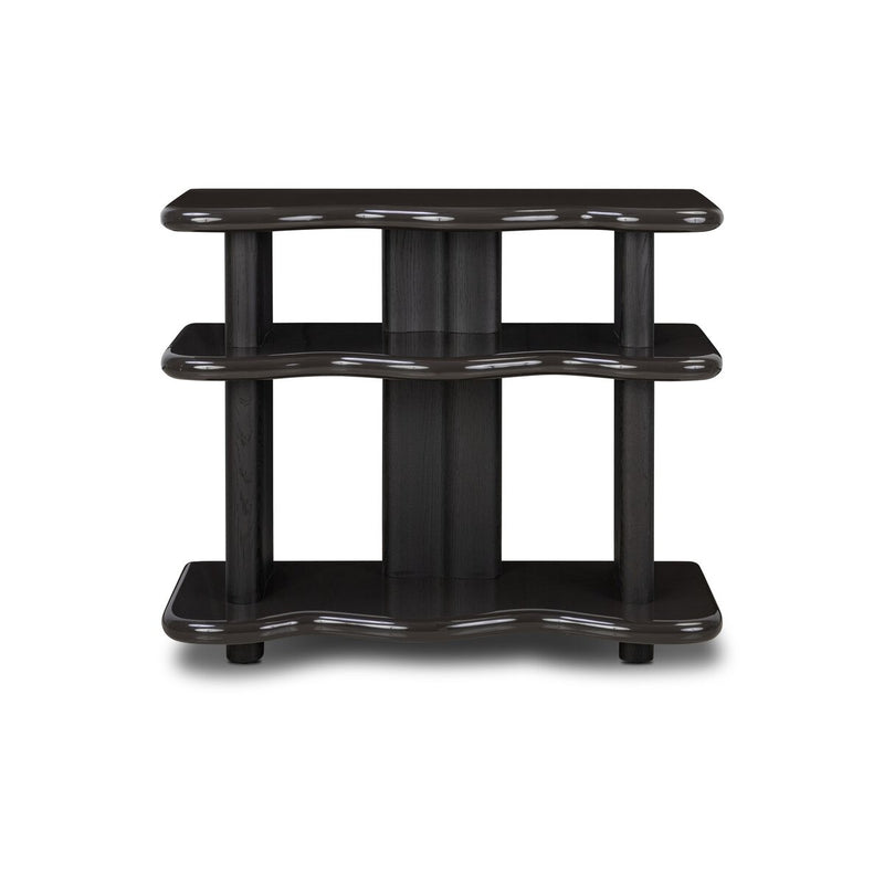 Salton Bookshelf - Worn Black Oak
