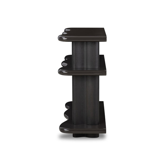 Salton Bookshelf - Worn Black Oak