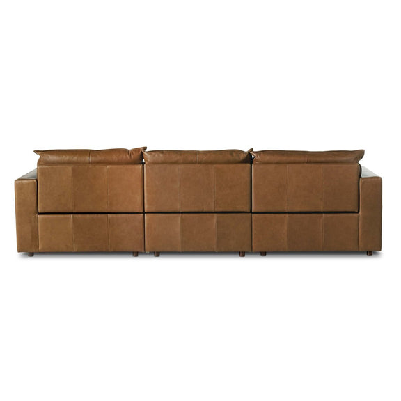 Kosa Power Recliner 3-Piece Sectional - Sonoma Chestnut