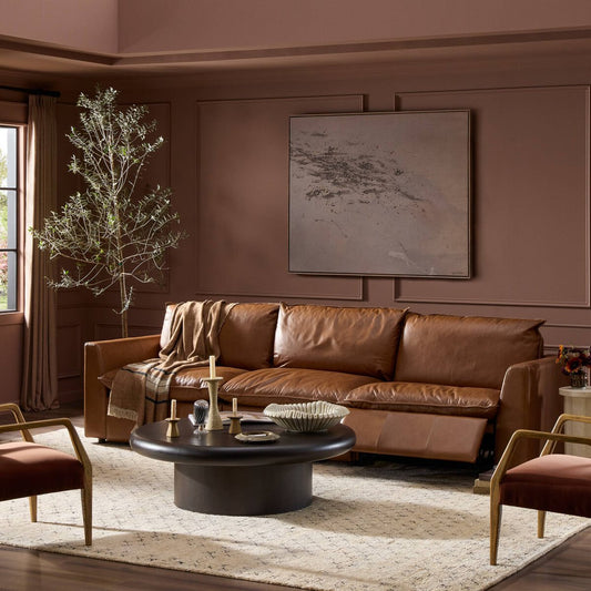 Kosa Power Recliner 3-Piece Sectional - Sonoma Chestnut