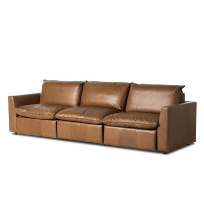 Kosa Power Recliner 3-Piece Sectional - Sonoma Chestnut