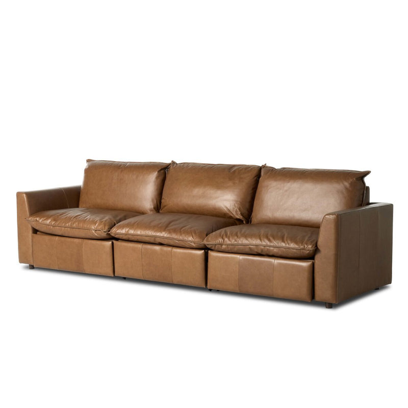 Kosa Power Recliner 3-Piece Sectional - Sonoma Chestnut