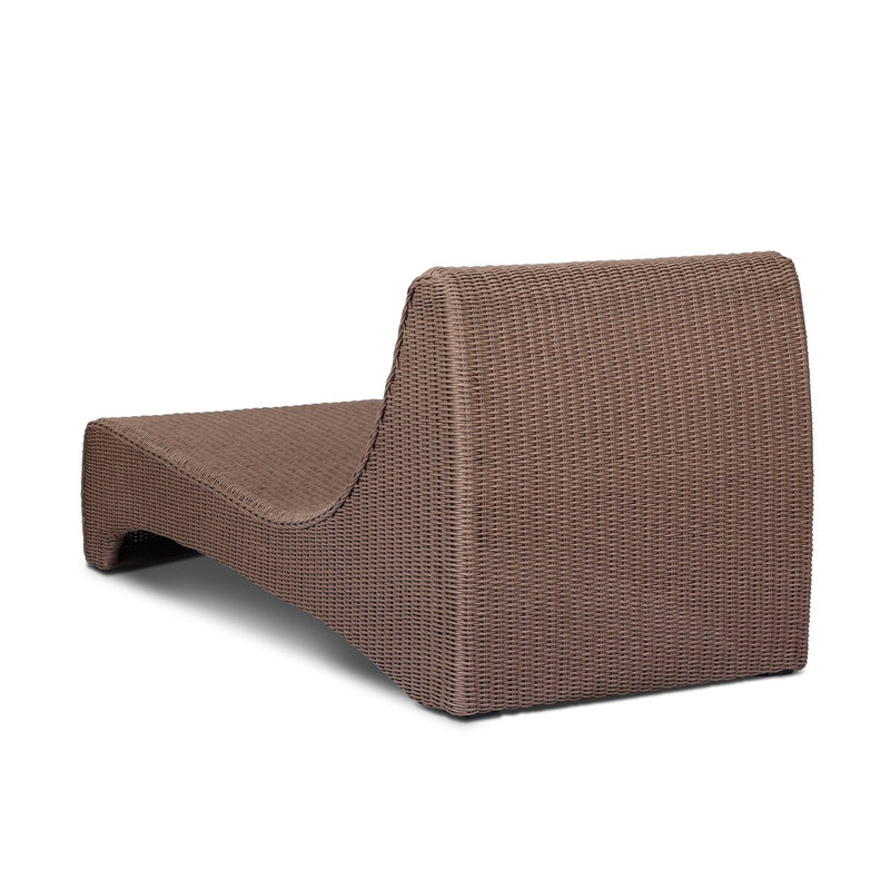 Mazu Outdoor Chaise - Tanned Weave