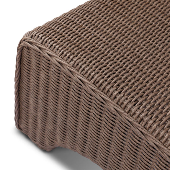 Mazu Outdoor Chaise - Tanned Weave
