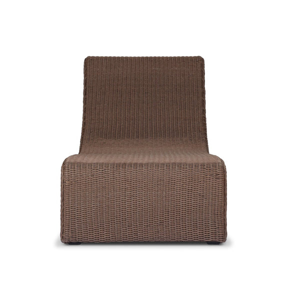 Mazu Outdoor Chaise - Tanned Weave
