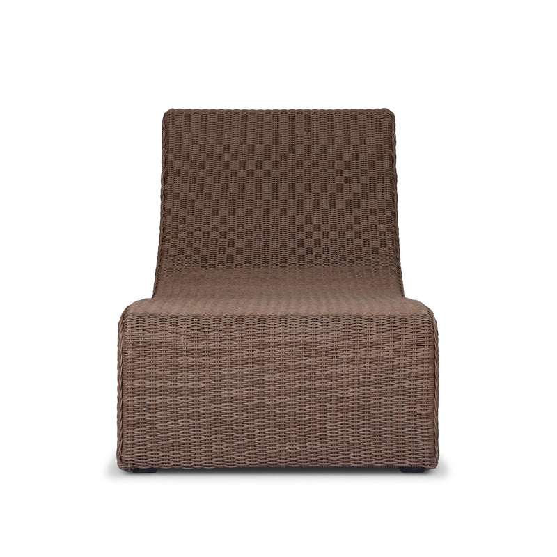 Mazu Outdoor Chaise - Tanned Weave