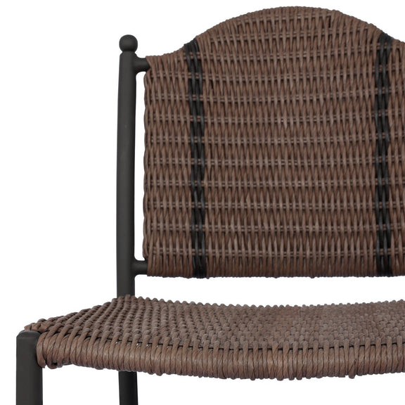 Abel Outdoor Dining Chair - Tanned Weave