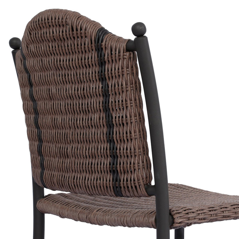 Abel Outdoor Dining Chair - Tanned Weave