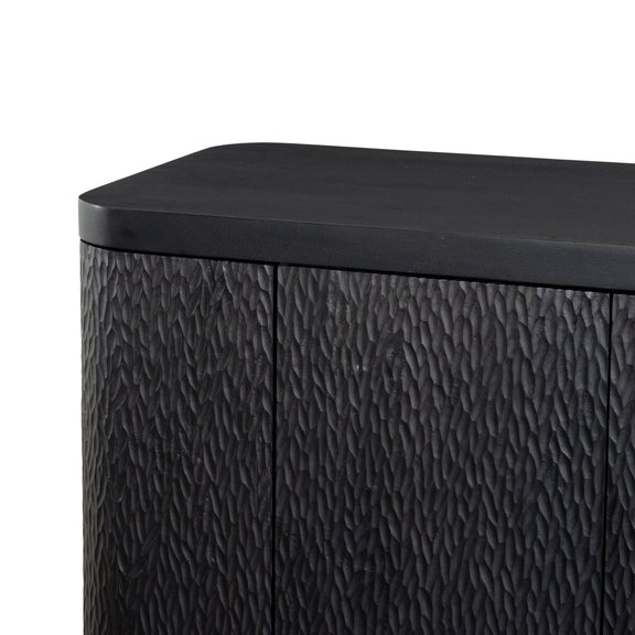 Shevall Sideboard - Black Wash