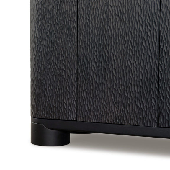 Shevall Sideboard - Black Wash