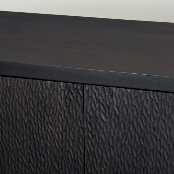 Shevall Sideboard - Black Wash