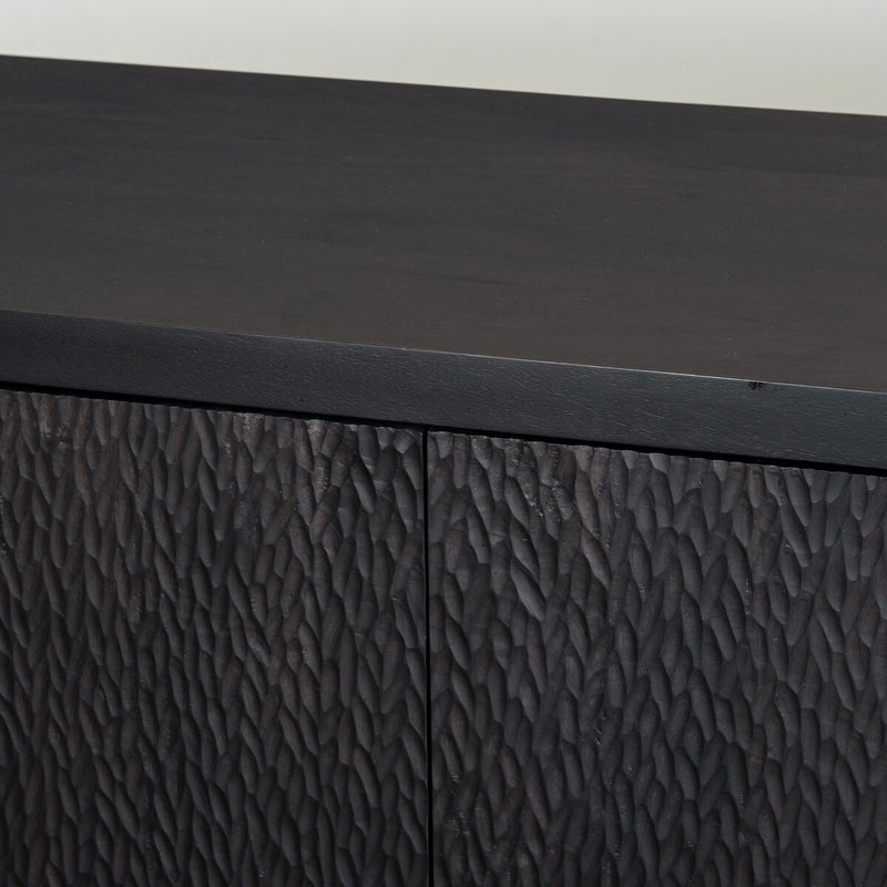 Shevall Sideboard - Black Wash