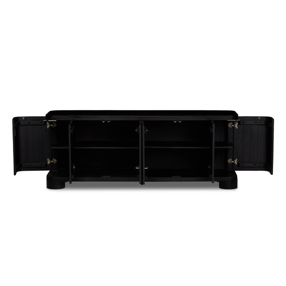 Shevall Sideboard - Black Wash