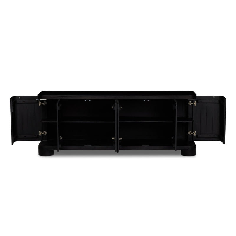Shevall Sideboard - Black Wash