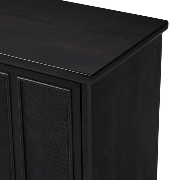Arnaud Sideboard - Black Paper Cane