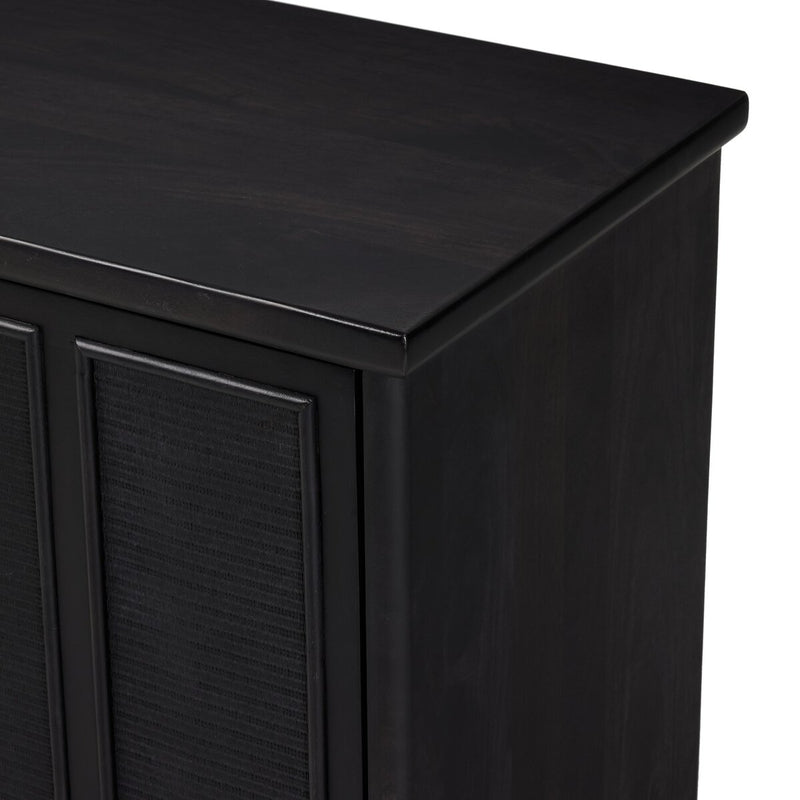Arnaud Sideboard - Black Paper Cane