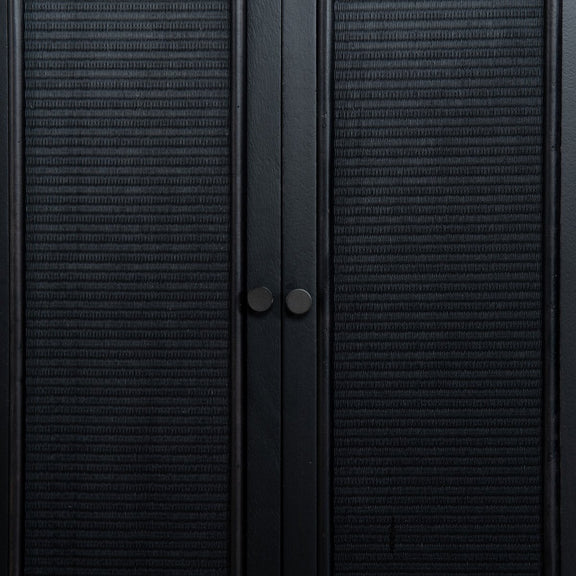 Arnaud Sideboard - Black Paper Cane