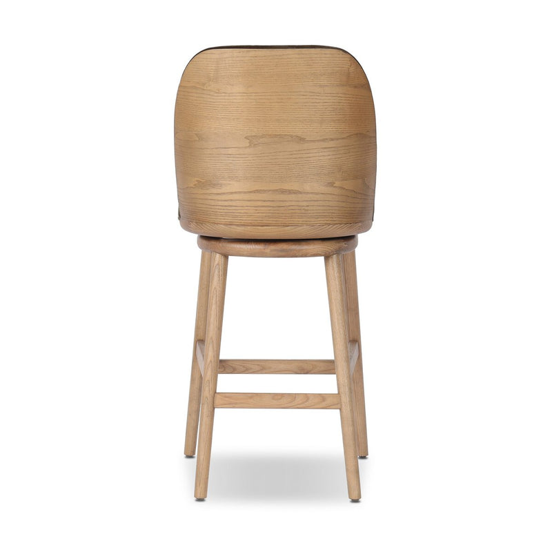 Camden Swivel Bar + Counter Stool - Surrey Mink