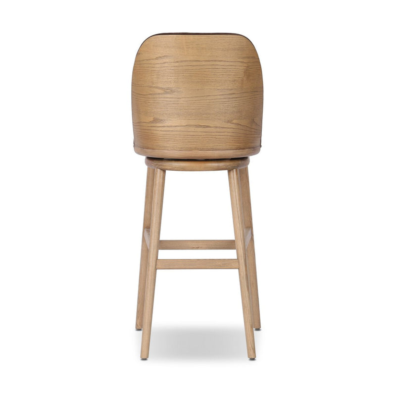 Camden Swivel Bar + Counter Stool - Surrey Mink
