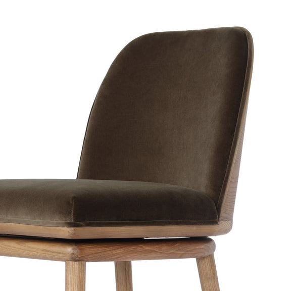 Camden Swivel Bar + Counter Stool - Surrey Mink