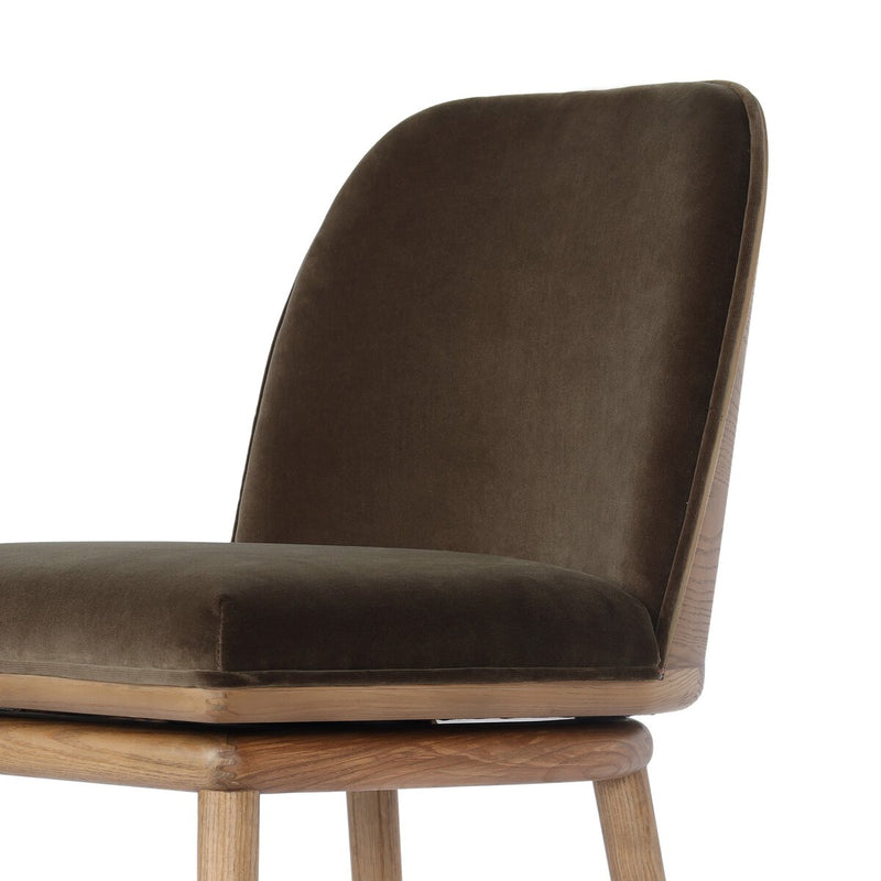 Camden Swivel Bar + Counter Stool - Surrey Mink