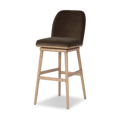 Camden Swivel Bar + Counter Stool - Surrey Mink