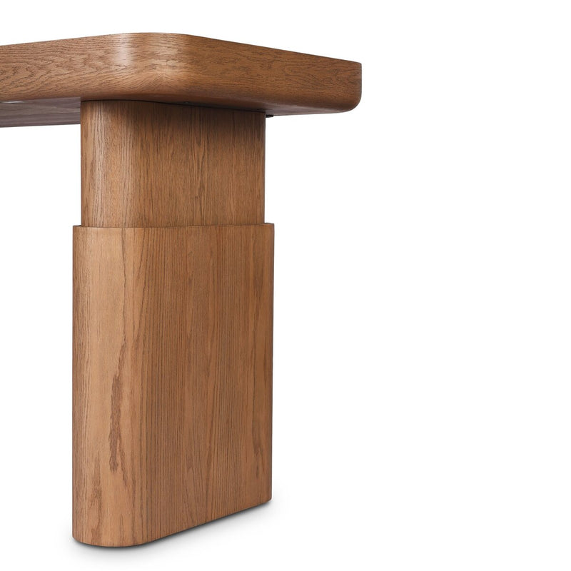 Ainsley Standing Desk - Amber Oak Thin Veneer