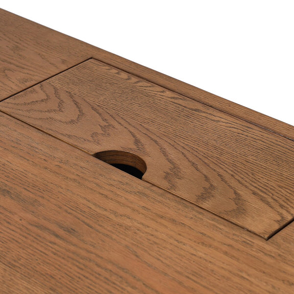 Ainsley Standing Desk - Amber Oak Thin Veneer