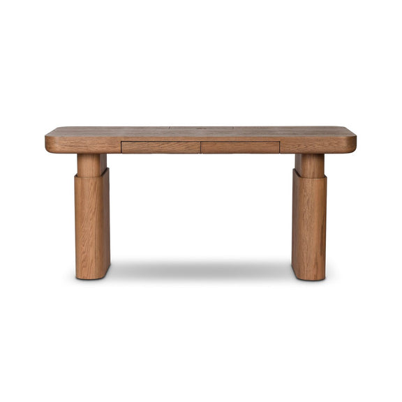 Ainsley Standing Desk - Amber Oak Thin Veneer