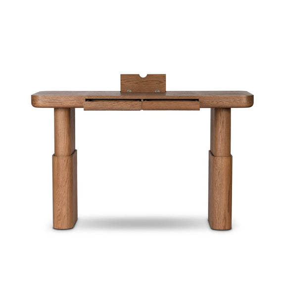 Ainsley Standing Desk - Amber Oak Thin Veneer